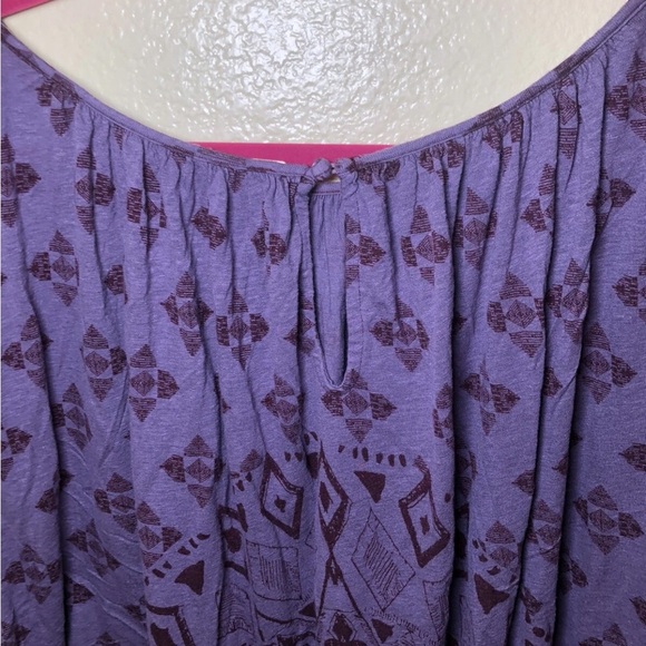 Free people long sleeve flowy boho crop top size XS - Picture 6 of 7